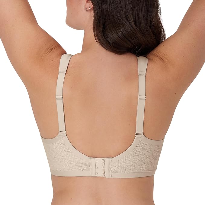 BALI T-Shirt Coolest Smoothing Underwire Convertible Bra NUDE 38D