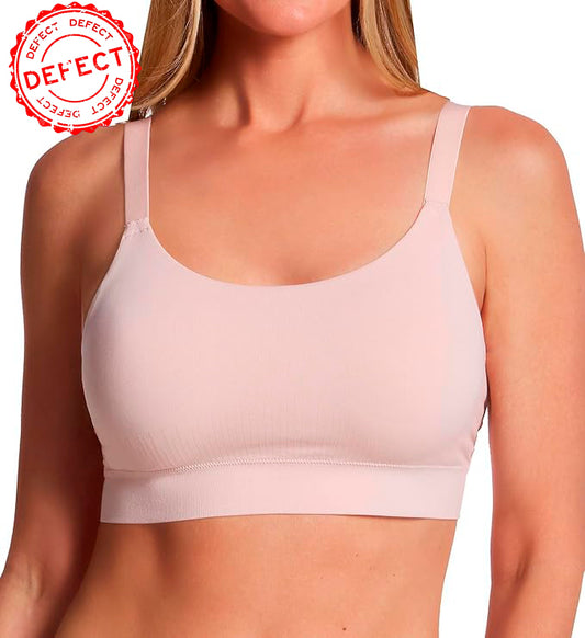 NWD BALI Modern Seamless Bralette, Pullover Wireless Bralette SANDSHELL S