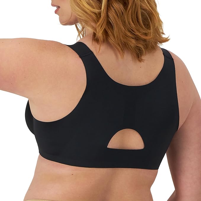 BALI One Smooth U Posture Boost W/Eversmooth Back Underwire Bra BLACK 38DD