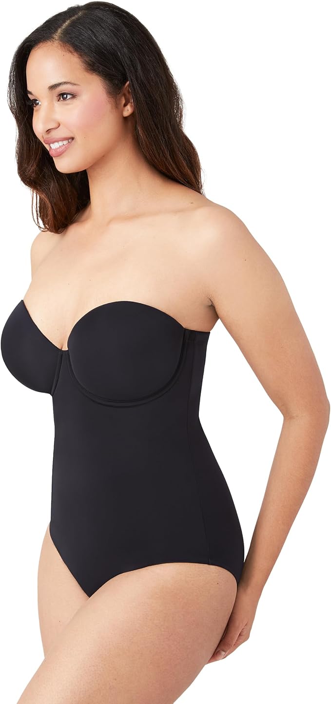 NWD WACOAL Red Carpet Strapless Shaping Body Briefer BLACK 38DDD