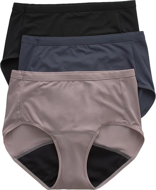 HANES Comfort, Period Underwear Pack ASSORTED XL