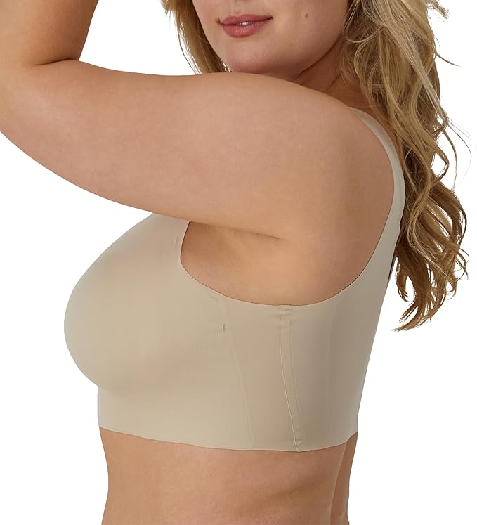 NWD BALI Comfort Revolution Wireless T-Shirt Bra Full-Coverage Pullover BEIGE XL