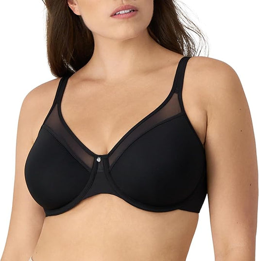 BALI Underwire Bra One Smooth U Ultra Light T-Shirt Bra BLACK 36DD
