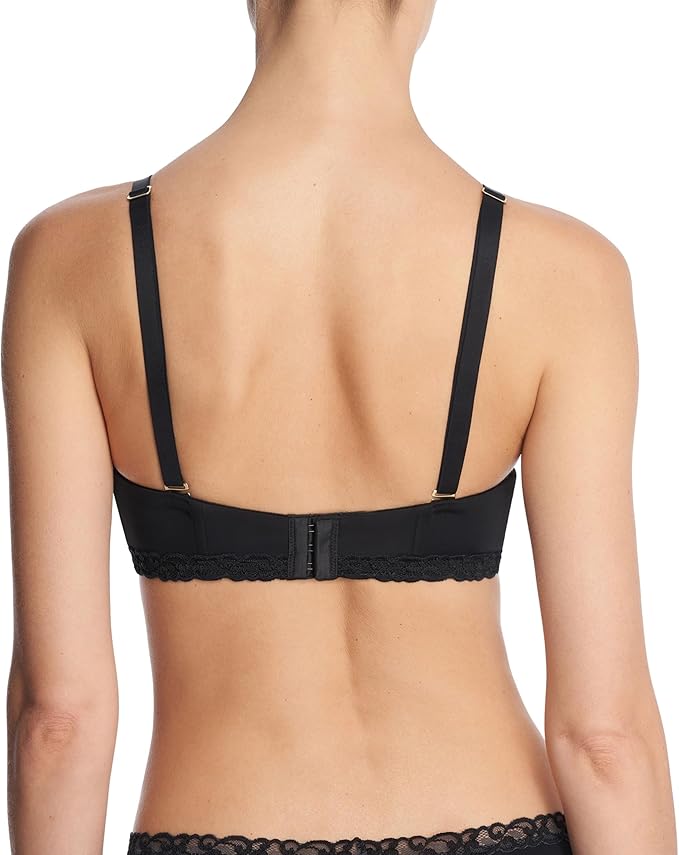 NATORI Pure Luxe Strapless Contour Underwire BLACK 34DD