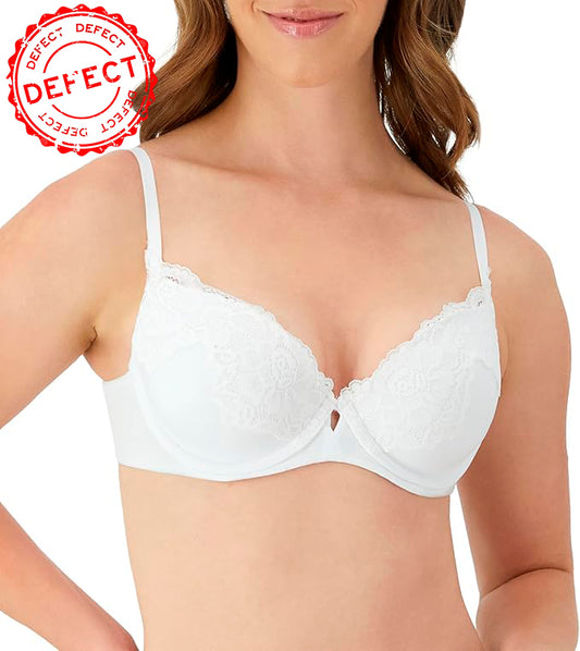 NWD MAIDENFORM Comfort Devotion Your Lift Underwire Bra WHITE 40C