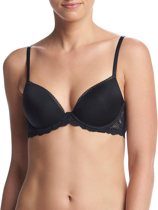 CALVIN KLEIN Seductive Comfort with Lace Demi Bra BLACK 36A
