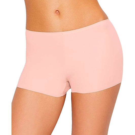NWD TC EDGE Fine Intimates Wonderful Edge Matte Microfiber Boyshort ROSE L