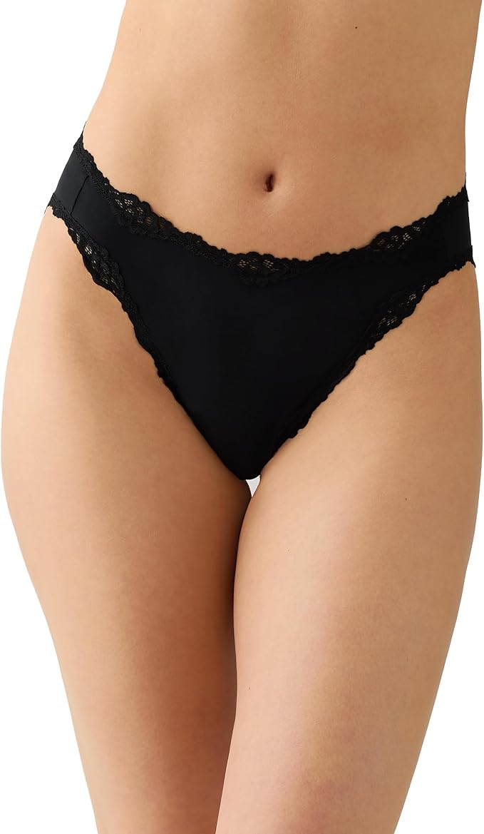 B.TEMPT´D Future Foundation Full Coverage Hi Leg Brief With Lace Panty BLACK S