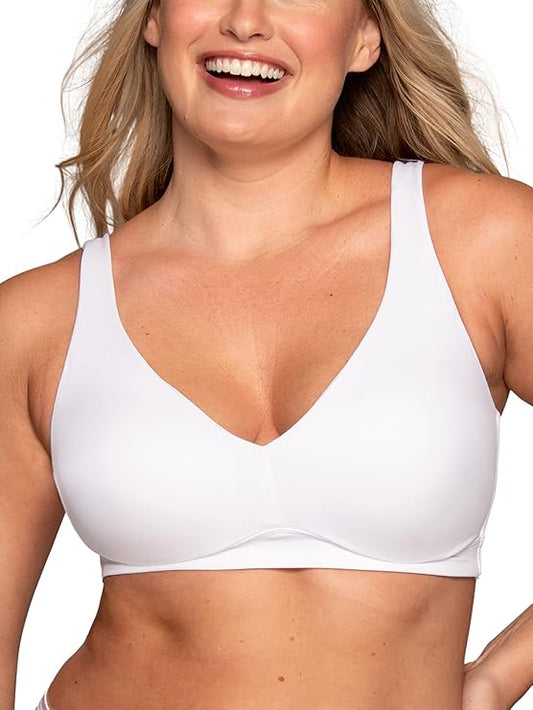 VANITY FAIR Beauty Back Smoothing Wireless Bra WHITE XL