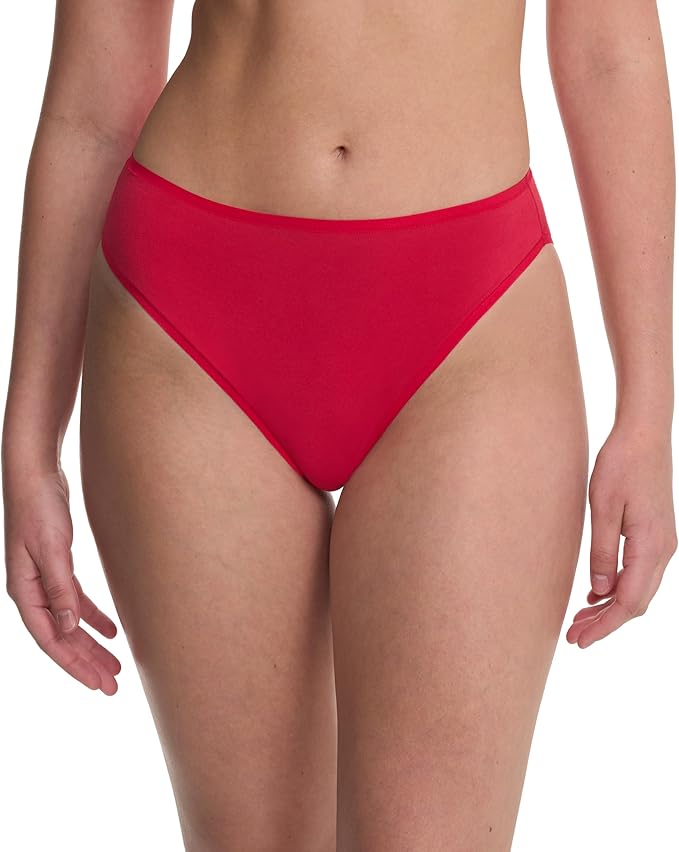 NATORI Bliss Bare Cotton High Cut Brief 3-pack ASSORTED L