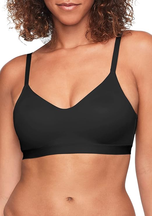 WARNER'S Cloud 9 Super Soft Wireless Lift Convertible Comfort Bra BLACK XL
