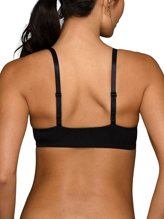 VANITY FAIR Illumination Front Closure Bra Convertible Straps BLACK 38B