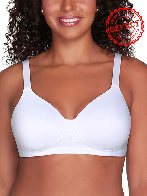 NWD VANITY FAIR Full Figure Beauty Back Smoothing Bra WHITE 42D