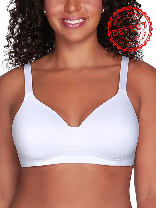 NWD VANITY FAIR Full Figure Beauty Back Smoothing Bra WHITE 40C