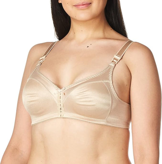 BALI Double Support Wireless Comfortsoft Full-coverage Wirefree Bra WHITE 38DD