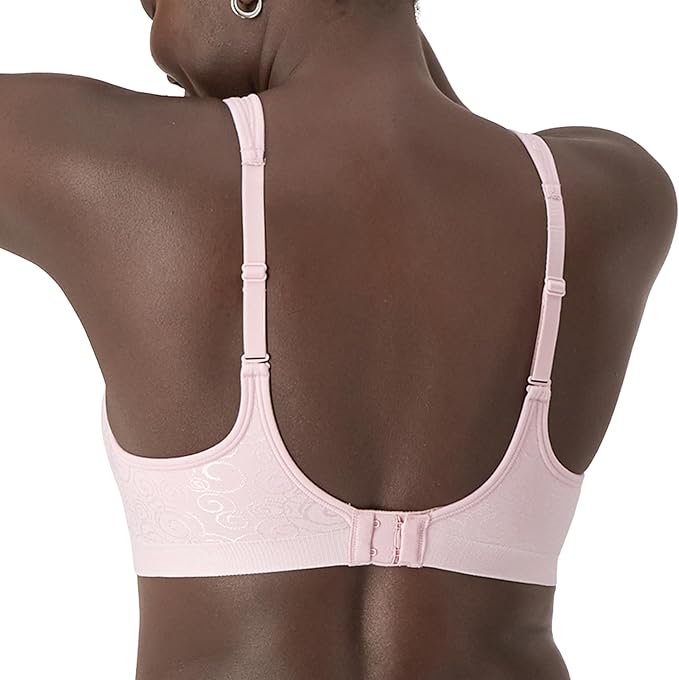 BALI Wireless Bra Comfort Revolution Full-Coverage Wirefree PINK 34B