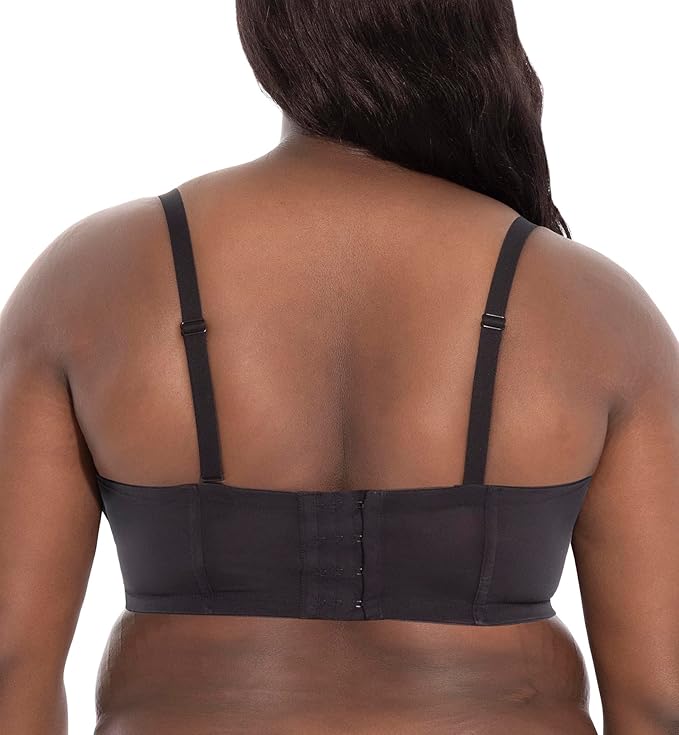 GODDESS Verity Underwire Strapless Bra BLACK 36G