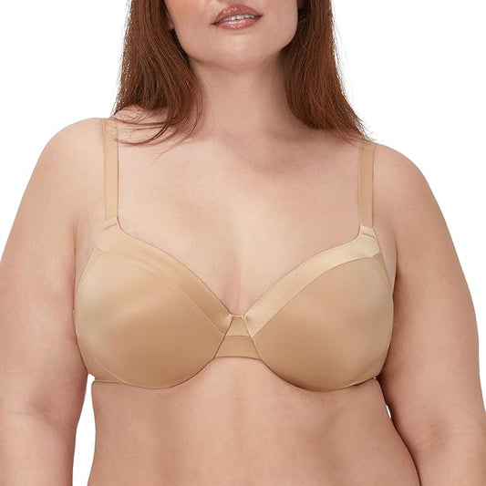 MAIDENFORM Comfort Devotion Underwire Bra, Convertible T-shirt BODY BEIGE 40C