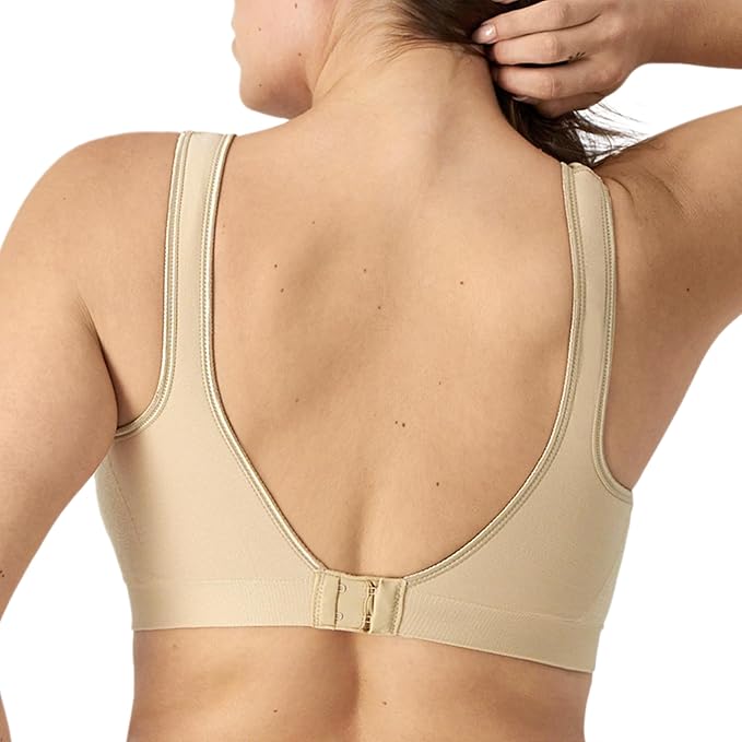 BALI Wireless Bra, Comfort Revolution Seamless T-Shirt Bra NUDE M