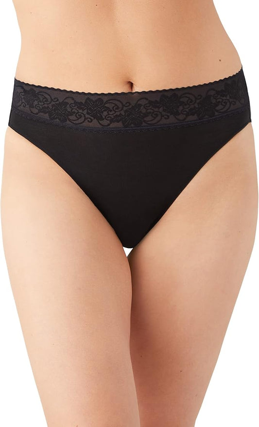 WACOAL Comfort Touch Hi Cut Brief Panty BLACK L