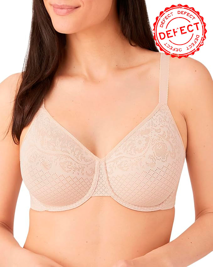 NWD WACOAL Visual Effects Minimizer Bra SAND 38G