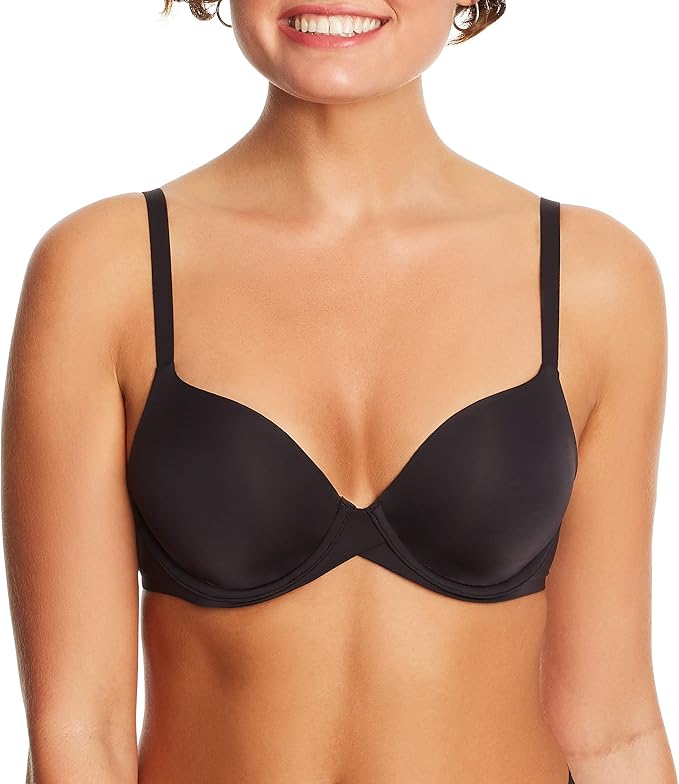 MAIDENFORM Demi Underwire Bra, One Fab Fit Lightly Padded BLACK 36A