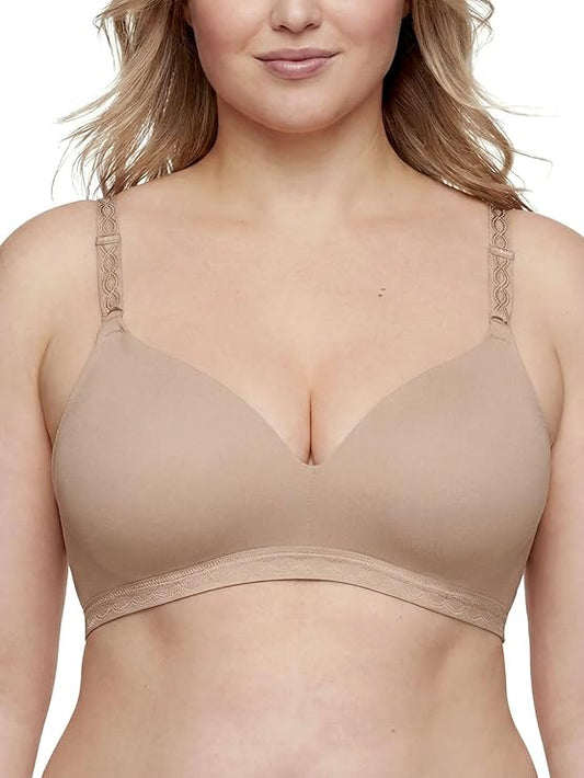 WARNER'S Super Soft Wireless Lightly Lined Comfort Bra TOASTED ALMOND 36A