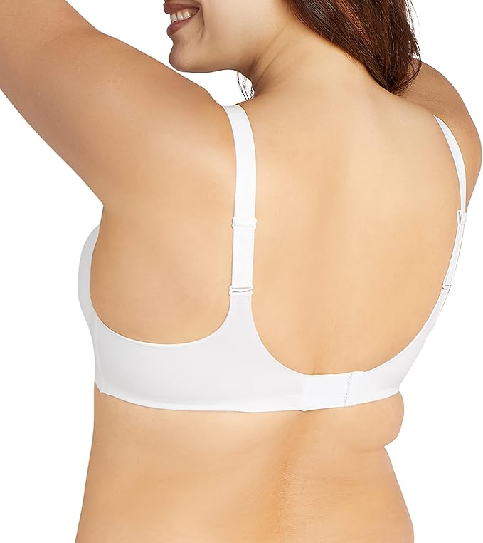 NWD BALI Comfort Revolution Wireless Bra Convertible T-Shirt Bra WHITE M