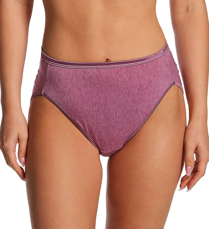 NWD VANITY FAIR Illumination Hi-Cut Brief Panty PURPLE XL