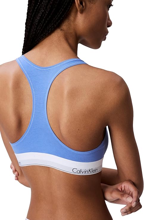 NWD CALVIN KLEIN Modern Cotton Unlined Wireless Bralette GLACIER L