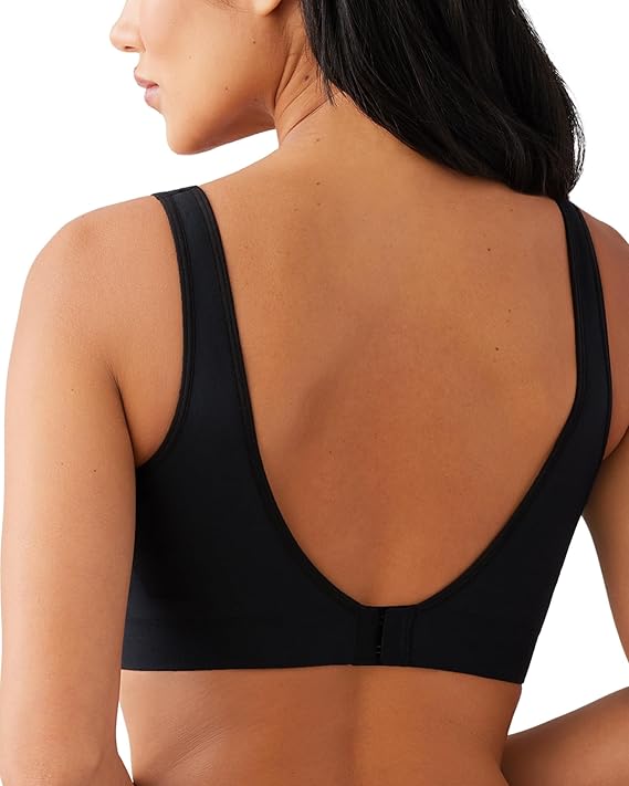 NWD WACOAL Feeling Flexible Seamless Full Busted Bralette BLACK 2XL