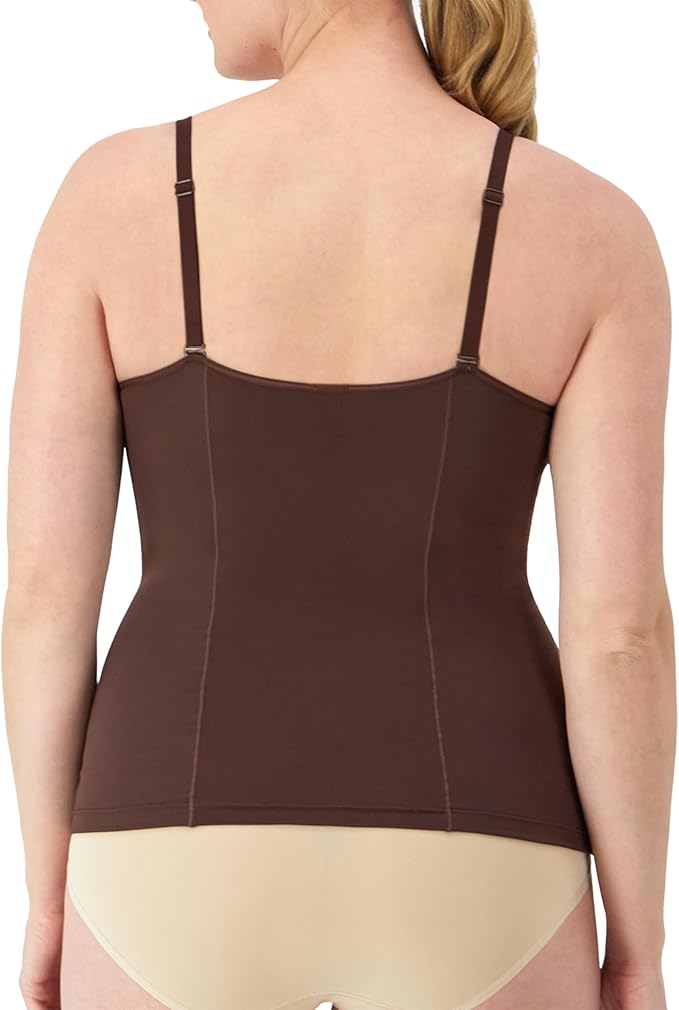 MAIDENFORM Tummy Shaping Cami Wireless Foam Cami BROWN M