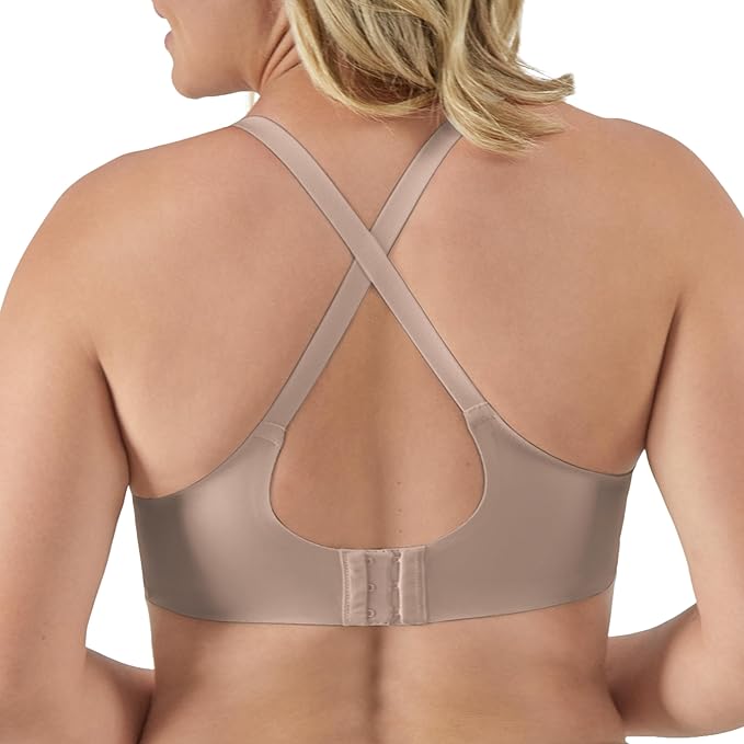 BALI Ultimate Smoothing Underwire T-Shirt Bra BROWN 34DD