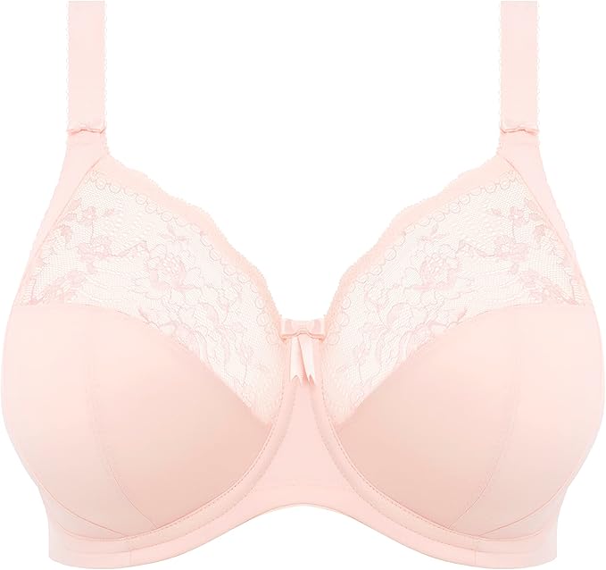 ELOMI Morgan Banded Comfort & Support. Three-Section Cup Side Frame PINK 38K