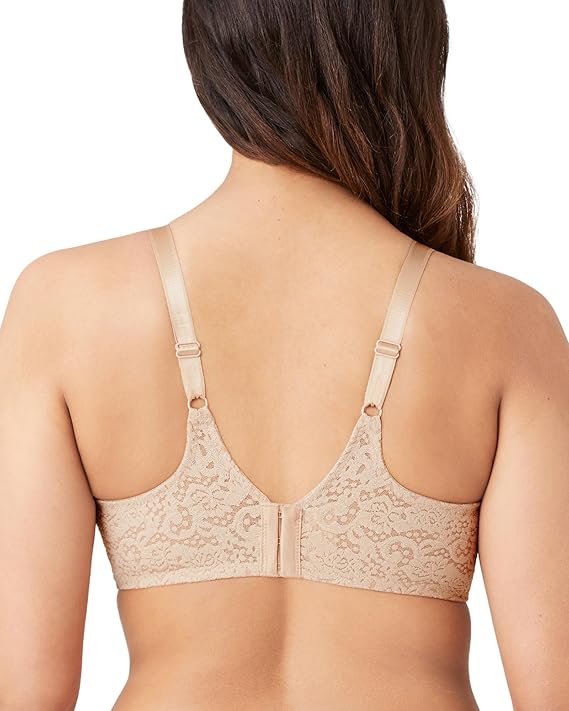 WACOAL Halo Lace Unlined Full Coverage Underwire Bra TOAST 34D