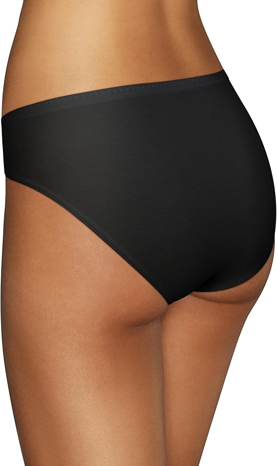 HANES Briefs Pack 6, Ribbed Stretch Brief Underwear ASSORTED 8