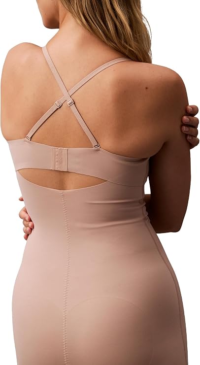 NWD CALVIN KLEIN Shapewear Stay-Put Compression Sculpting Stretch Slip CEDAR S