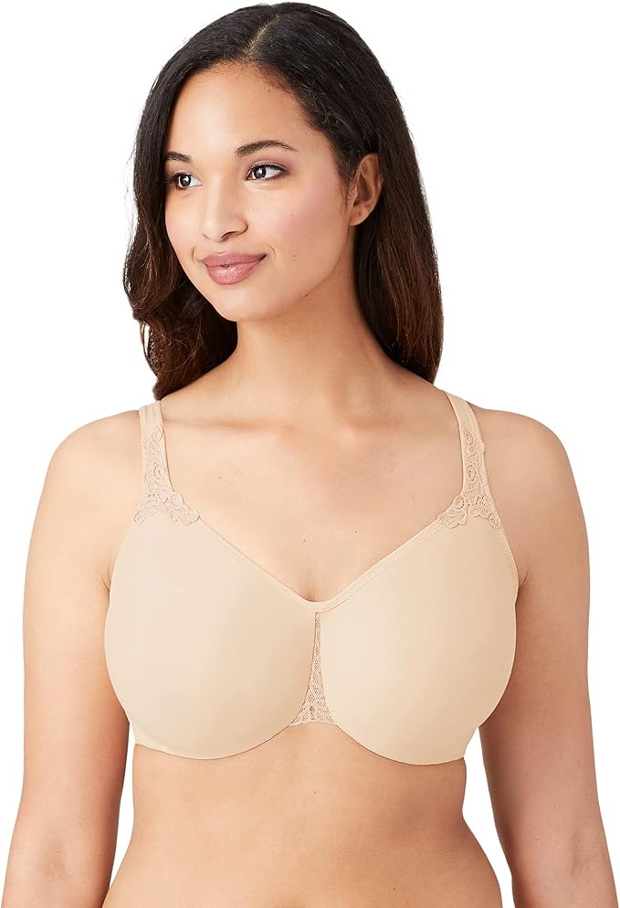 WACOAL Bodysuede Ultra Full Figure Seamless Underwire Bra SAND 40D