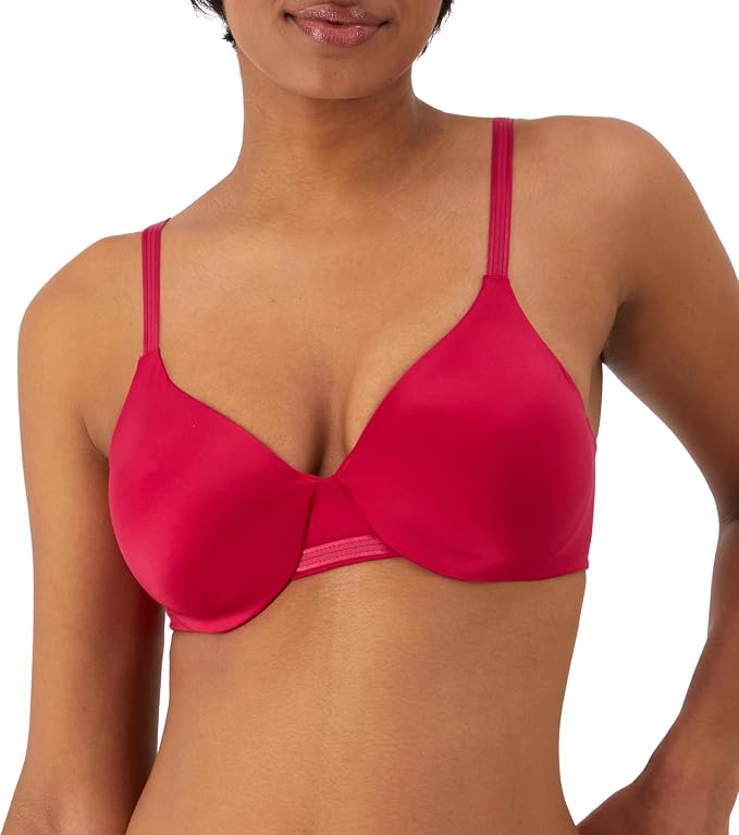 BALI Underwire Bra, One Smooth U Full-Coverage SCARLET BERRY 40D
