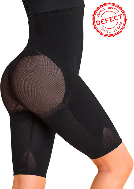 NWD LEONISA SmartShape High Waisted Shapewear Shorts BLACK XL