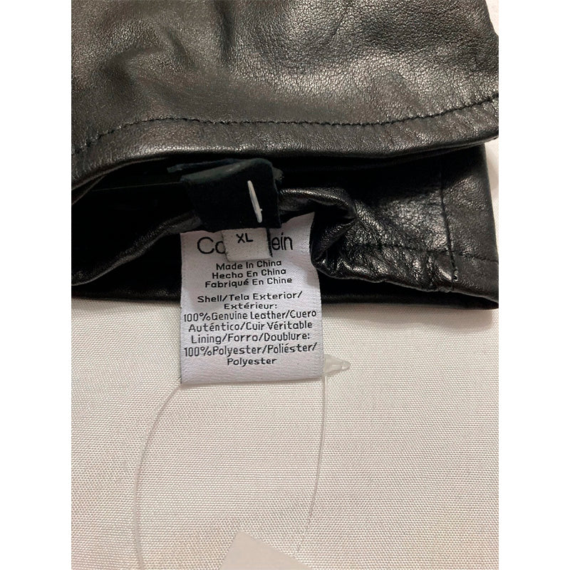 Calvin Klein Men's Side Zipper Glove Black XL