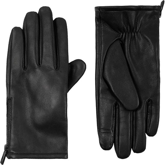 Calvin Klein Men's Side Zipper Glove Black XL