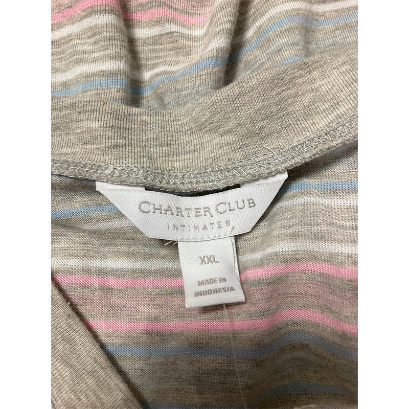 Charter Club The Everyday Cotton Capri Pajama Set Multicolor 2XL