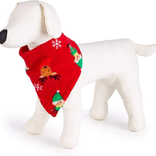 Family Pajamas Matching Elf Pet Bandana Red L/XL