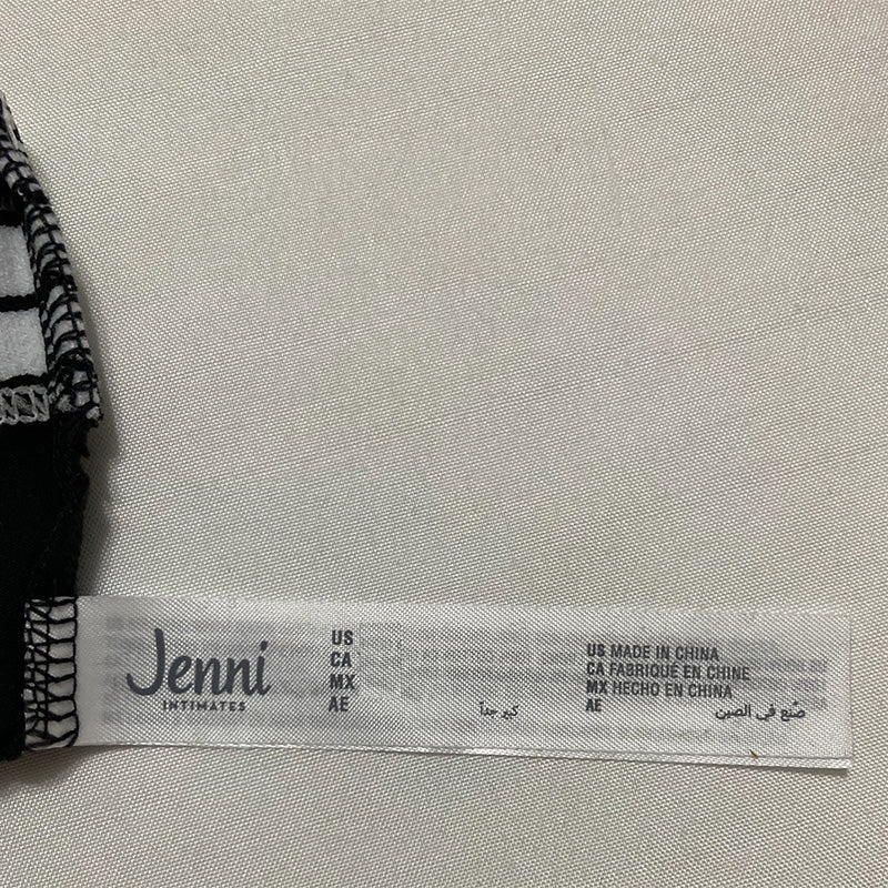 Jenni Elastic Waistband Cotton Hipster Underwear Black 3XL