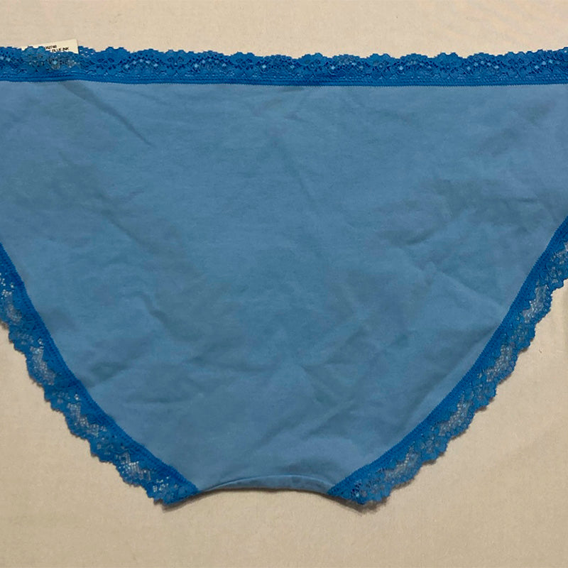 Jenni Lace Trim Hipster Underwear Blue 3XL
