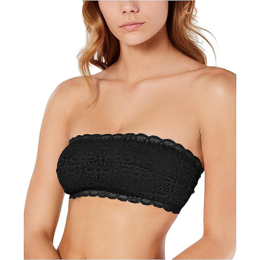 Jenni Lace Bandeau Bra Classic Black  XXXL