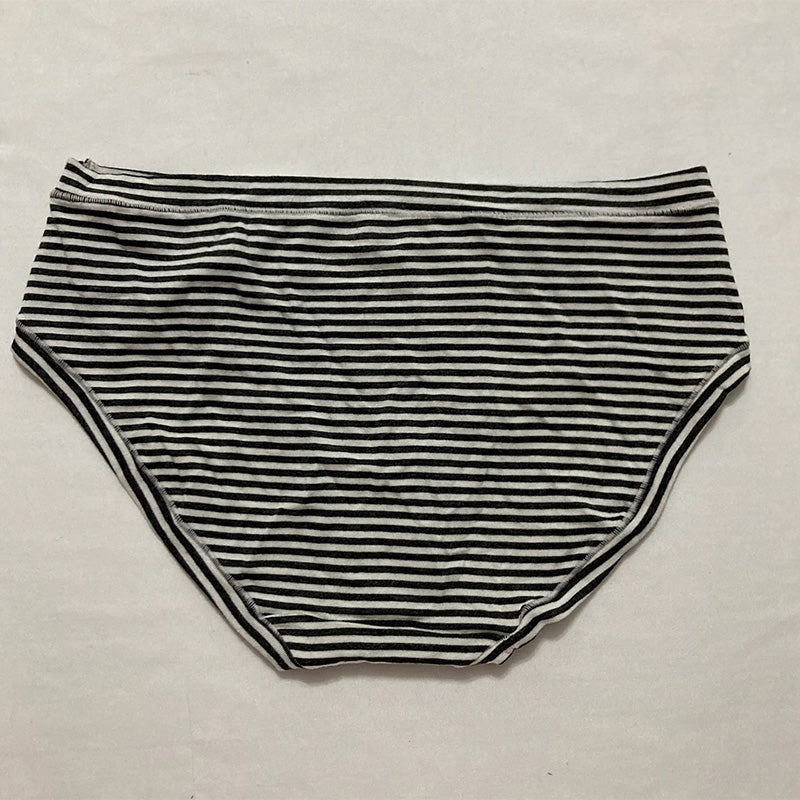 Alfani Ultra Soft Mix-and-Match Hipster underwear Charcoal Stripe M