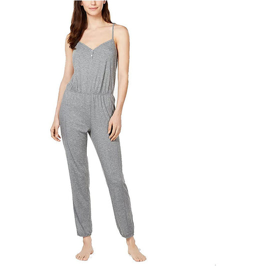 Alfani Pajama Jumpsuit Grey XL