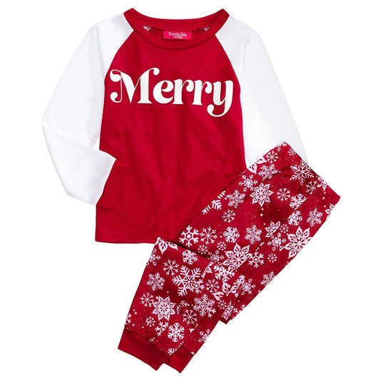 NWT Family Pajamas Matching Kids Merry Pajama Set 6-7
